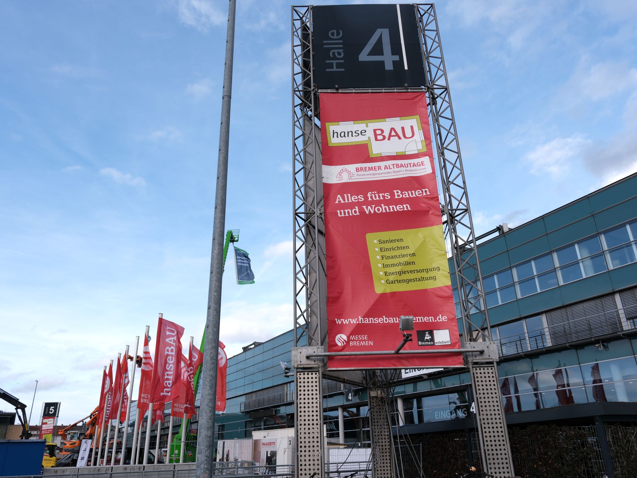 Berufsinfos bei der hanseBAU