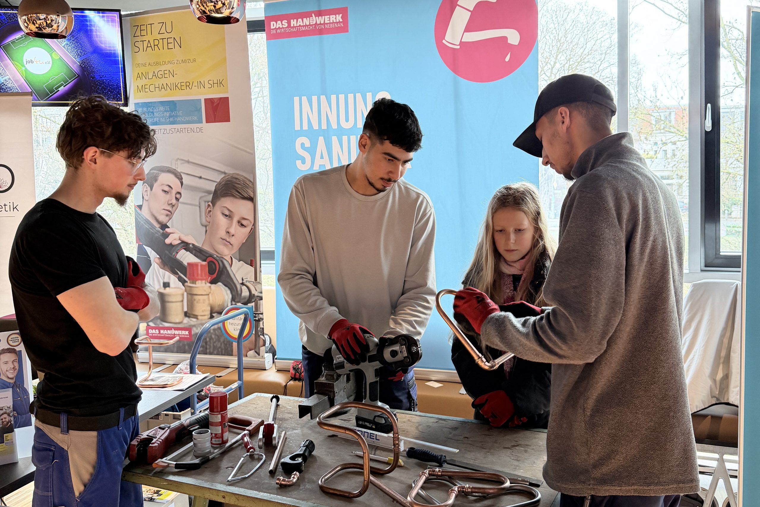 Handwerk live im Weserstadion